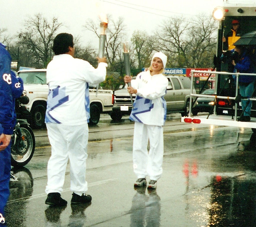 2001 XIX winter torch bearer