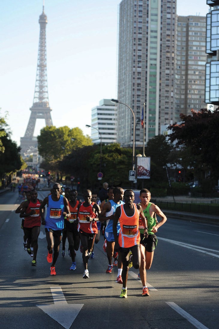 You are in France, so finishing this race is a great excuse to enjoy chocolate croissants, cheese and plenty of wine.