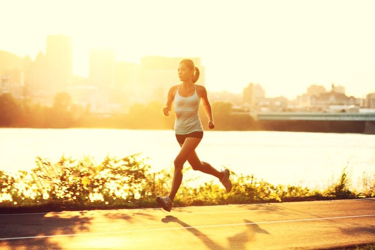 This is not me. I don't look this put together running ever.