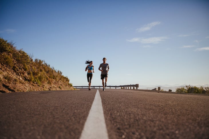 two-a-days, running