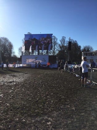 A very muddy and deserted start...oops.