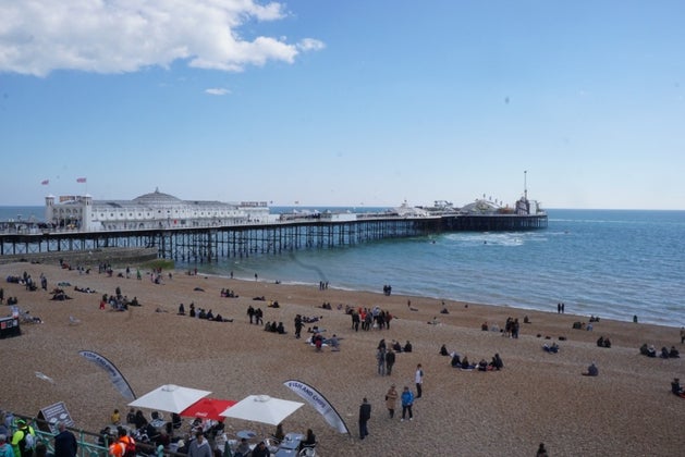 The famous Brighton shore and pier!