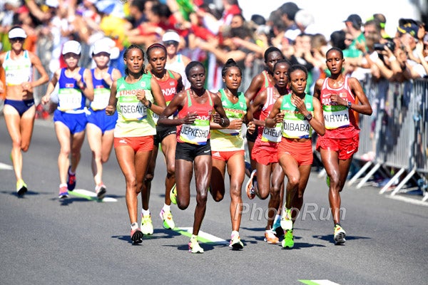 Witness The Women's Olympic Marathon In Photos