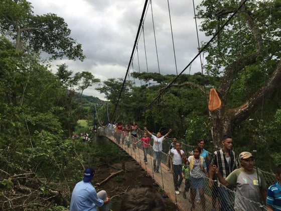 Our bridge at inauguration!