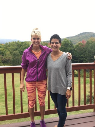 Sheri and the author at the Rise.Run.Retreat this October.