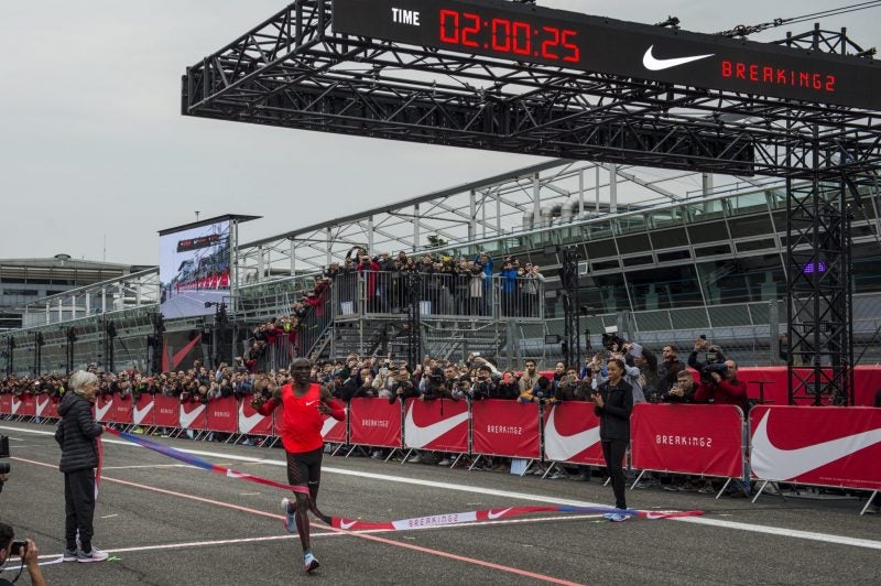 Eulid Kipchoge just missed breaking 2 hours, but ran the fastest marathon in history.