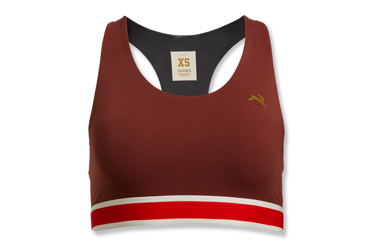 Tracksmith Run Bra in Sable