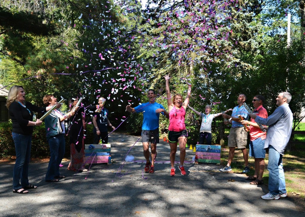 runner gender reveal