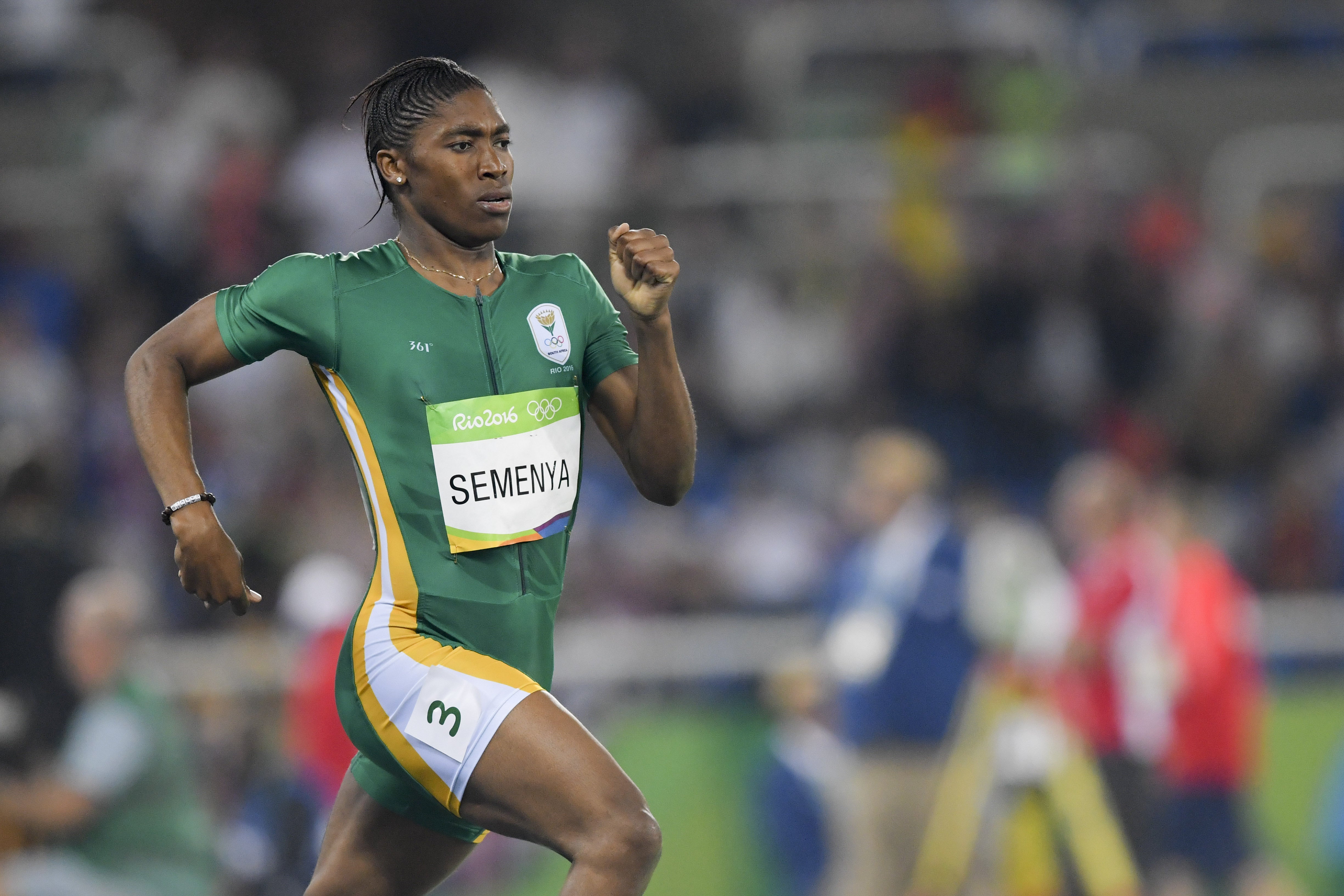 PHOTO: Shutterstock
Caster Semenya competes at the 2016 Olympics, where she won gold in the 800 meters.