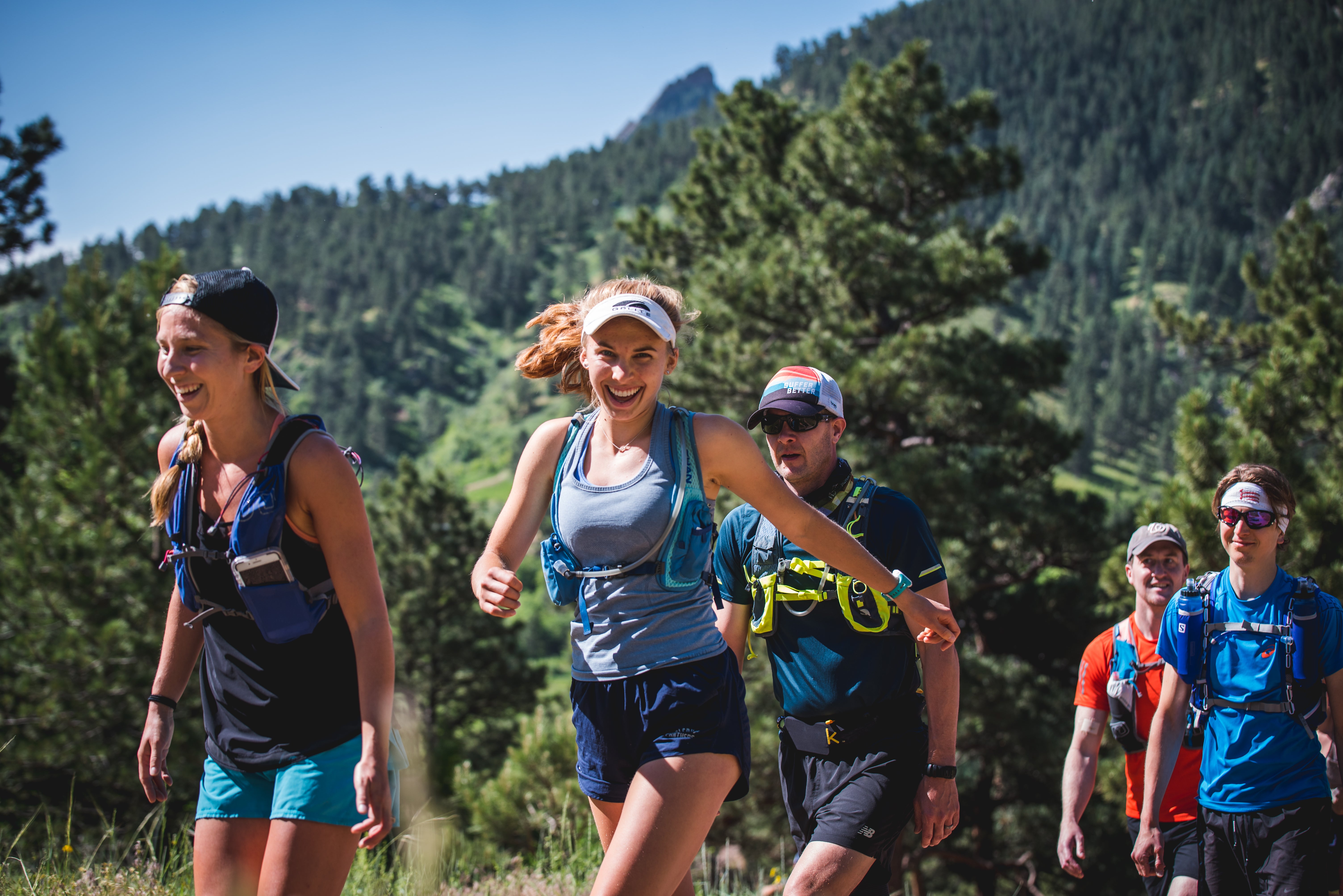PHOTO: @jordan_robert @arunnerseye
Runners enjoy a trail during the Run Mindful Retreat.