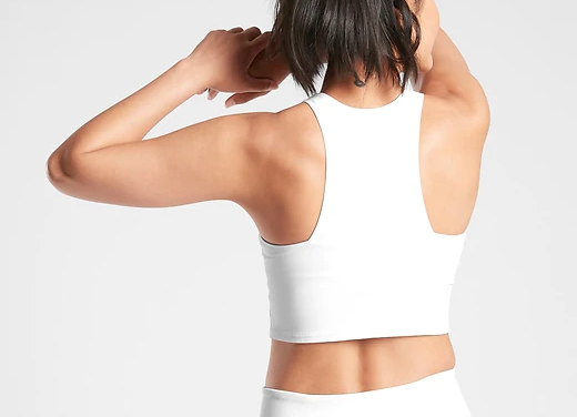 Athleta crop top in recycled fabric