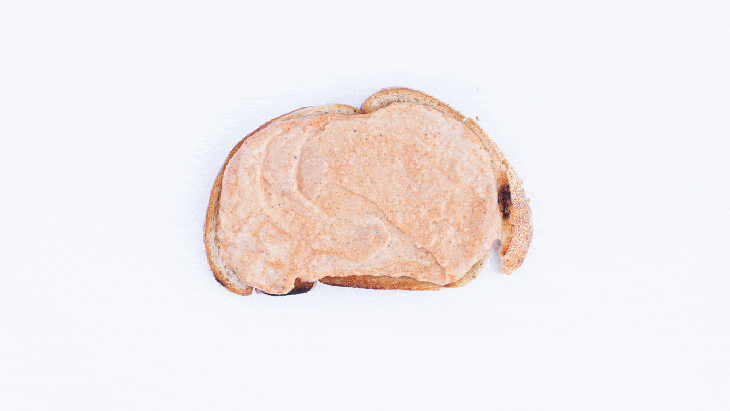 Toast with Harissa and Turkey