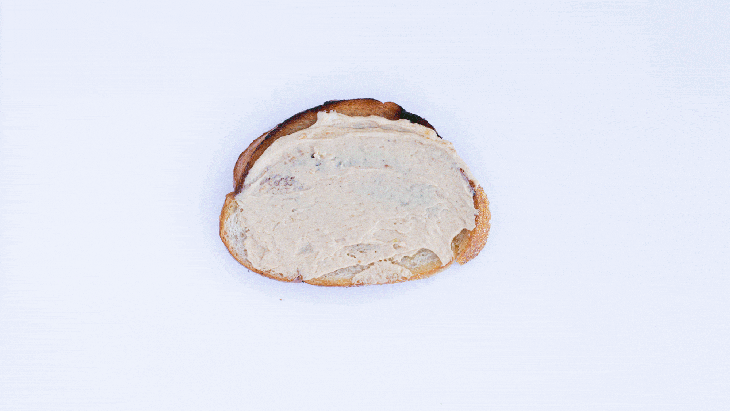 Toast with Hummus