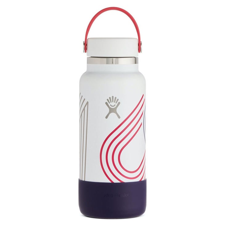 Hydroflask limited edition red, white, and blue USA water bottle