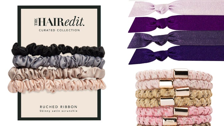 A collection of hair ties for running
