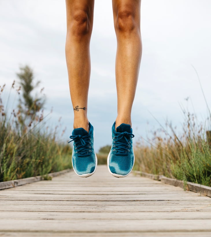 Strong ankles are crucial for running.