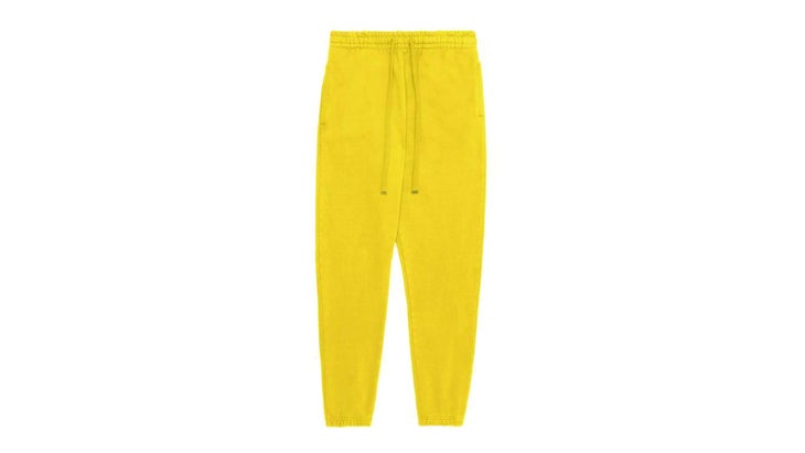 Canary yellow sweatpants