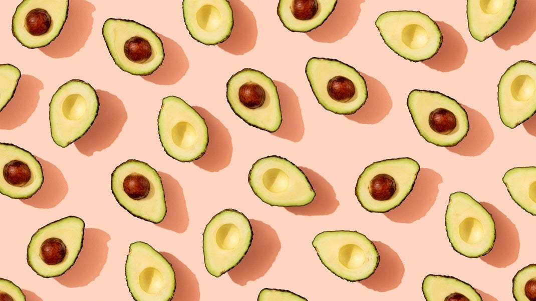 group of avocados