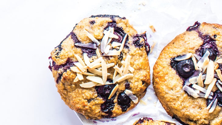 gluten-free gut-healthy Blueberry Almond Breakfast Cookies