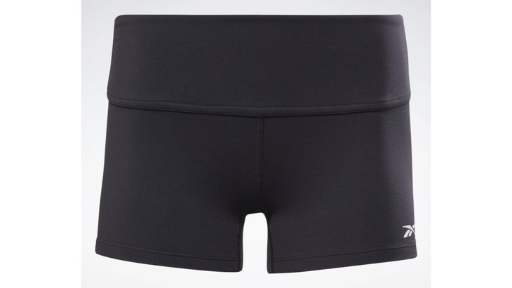 Short inseam black shorts