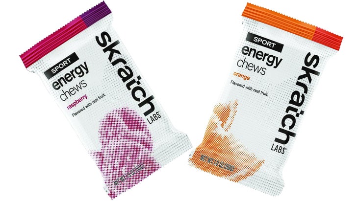 Two flavors of Skratch sports nutrition chews