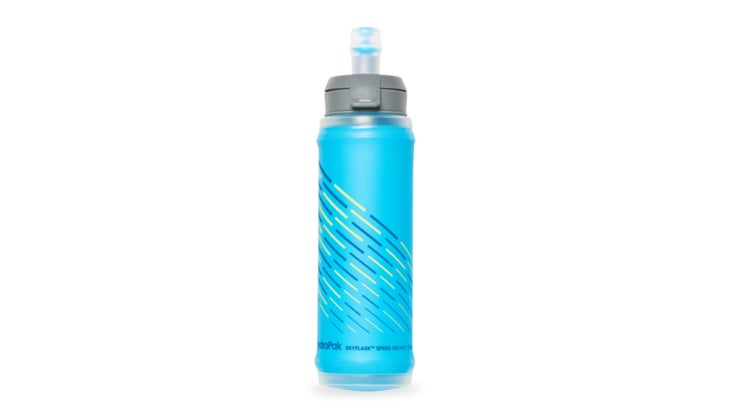 Blue Hydrapak water bottle