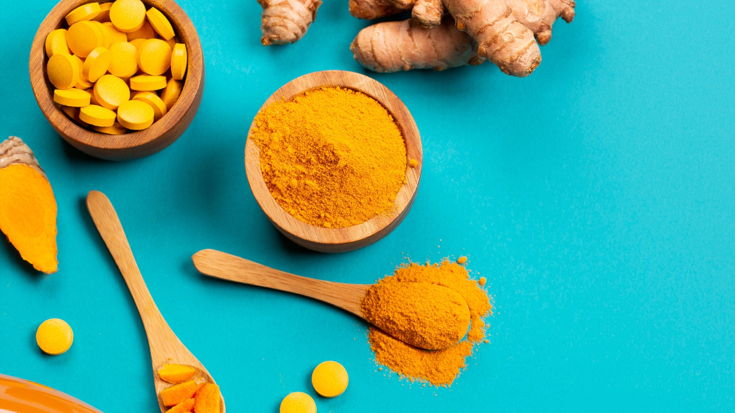 Turmeric powder and tablets