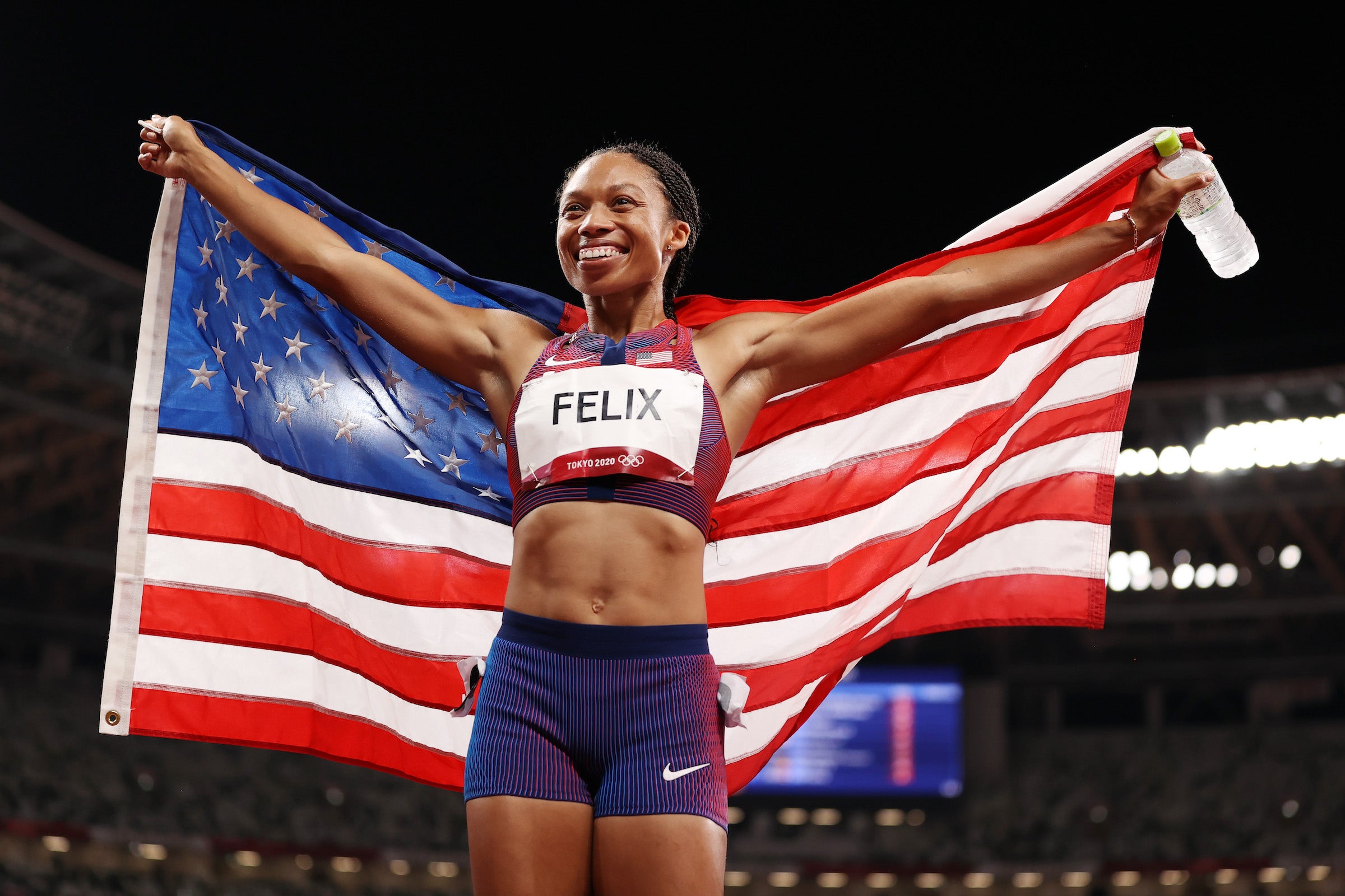 Allyson Felix Wins Bronze Becomes Most Decorated Female Olympian
