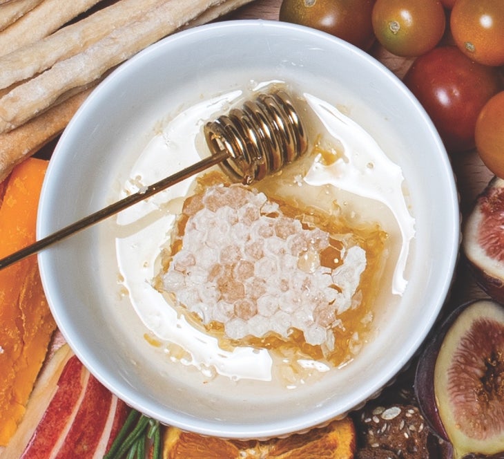 honeycomb in a bowl