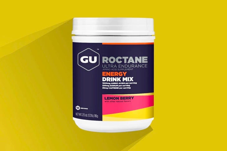 GU Labs Roctane Drink Mix is one of the best sports drinks for runners