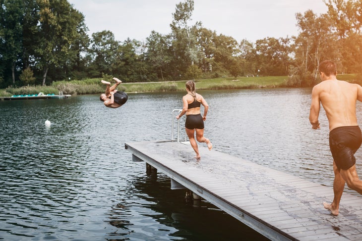 jumping-in-lake