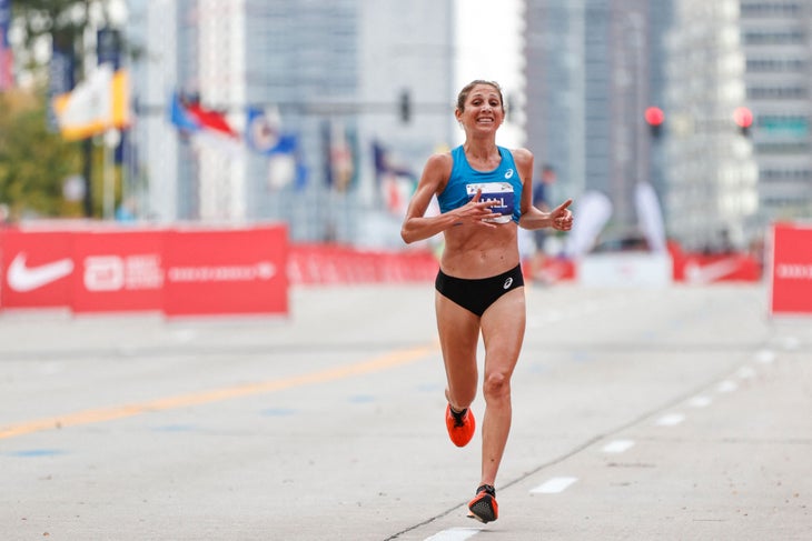 Sara Hall Chicago Marathon