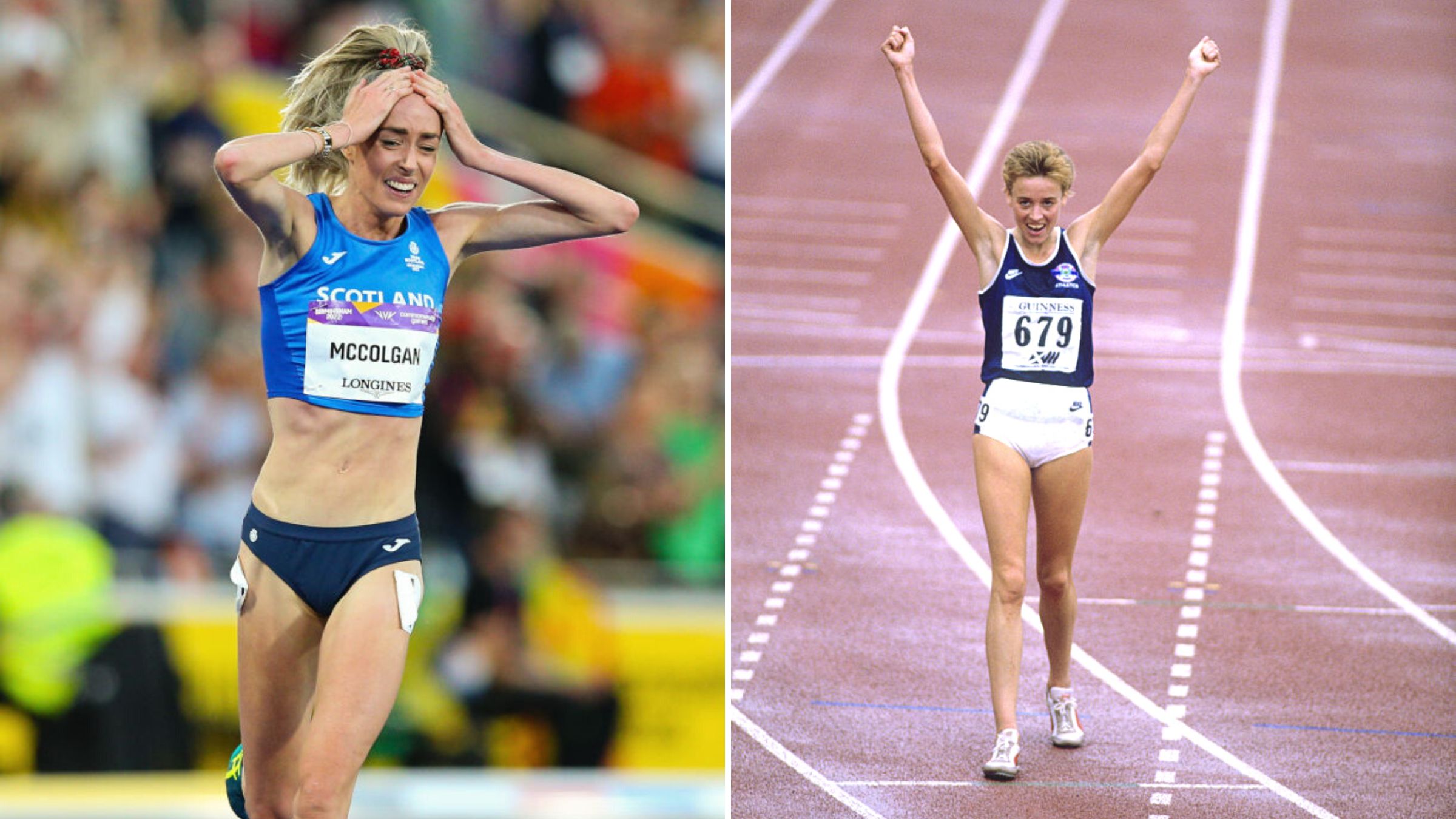 Eilish and Liz McColgan Commonwealth Games