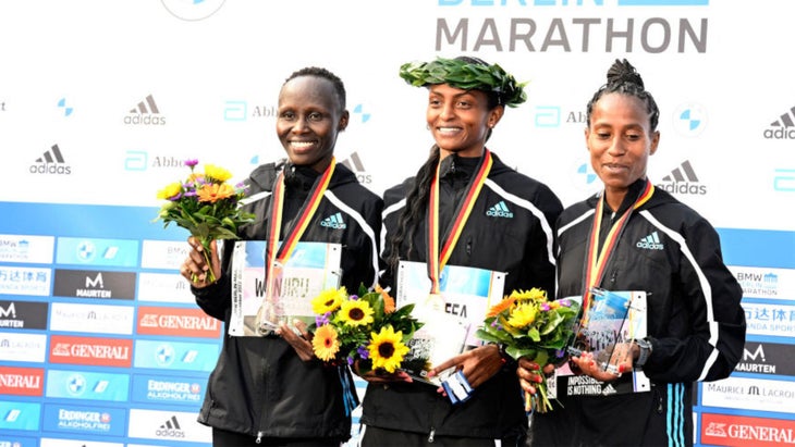 Female winners Berlin Marathon 2022