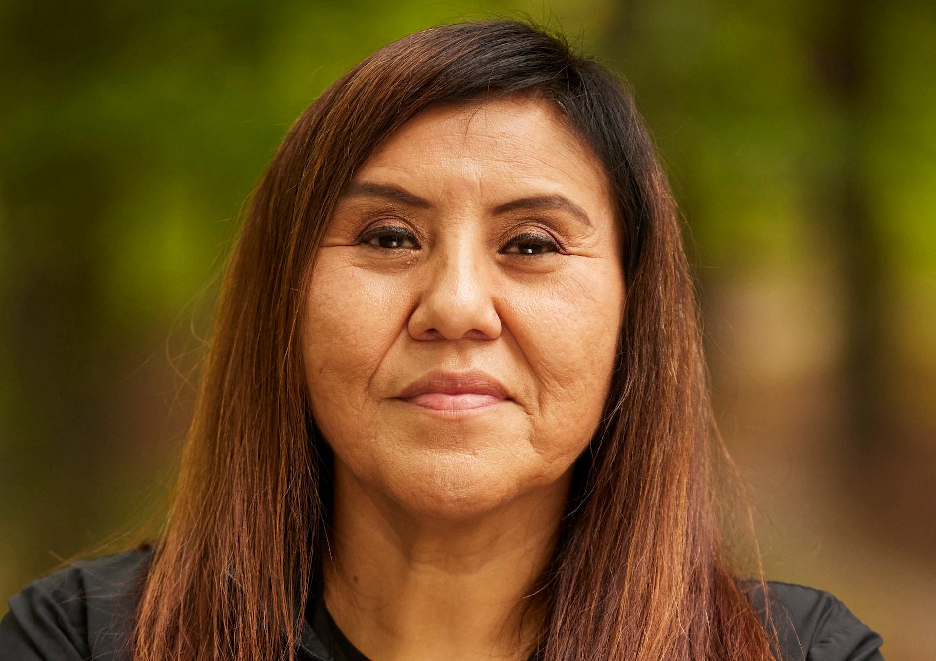 Portrait of Verna Volker, a Navajo ultrarunner