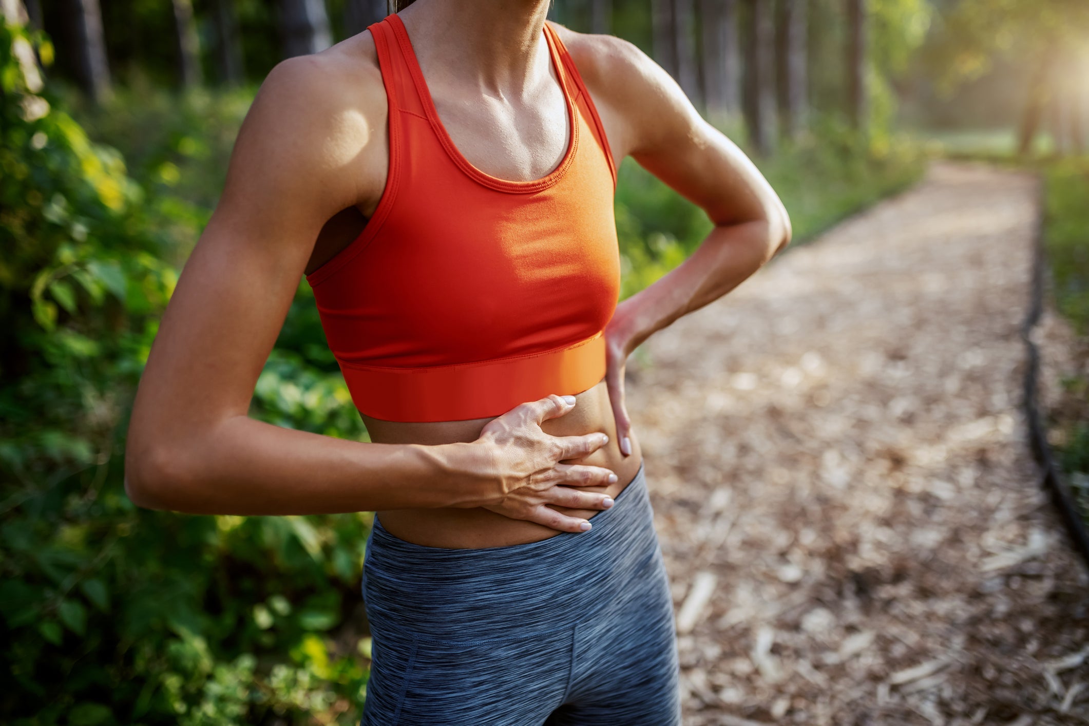 trail runner stomach issue