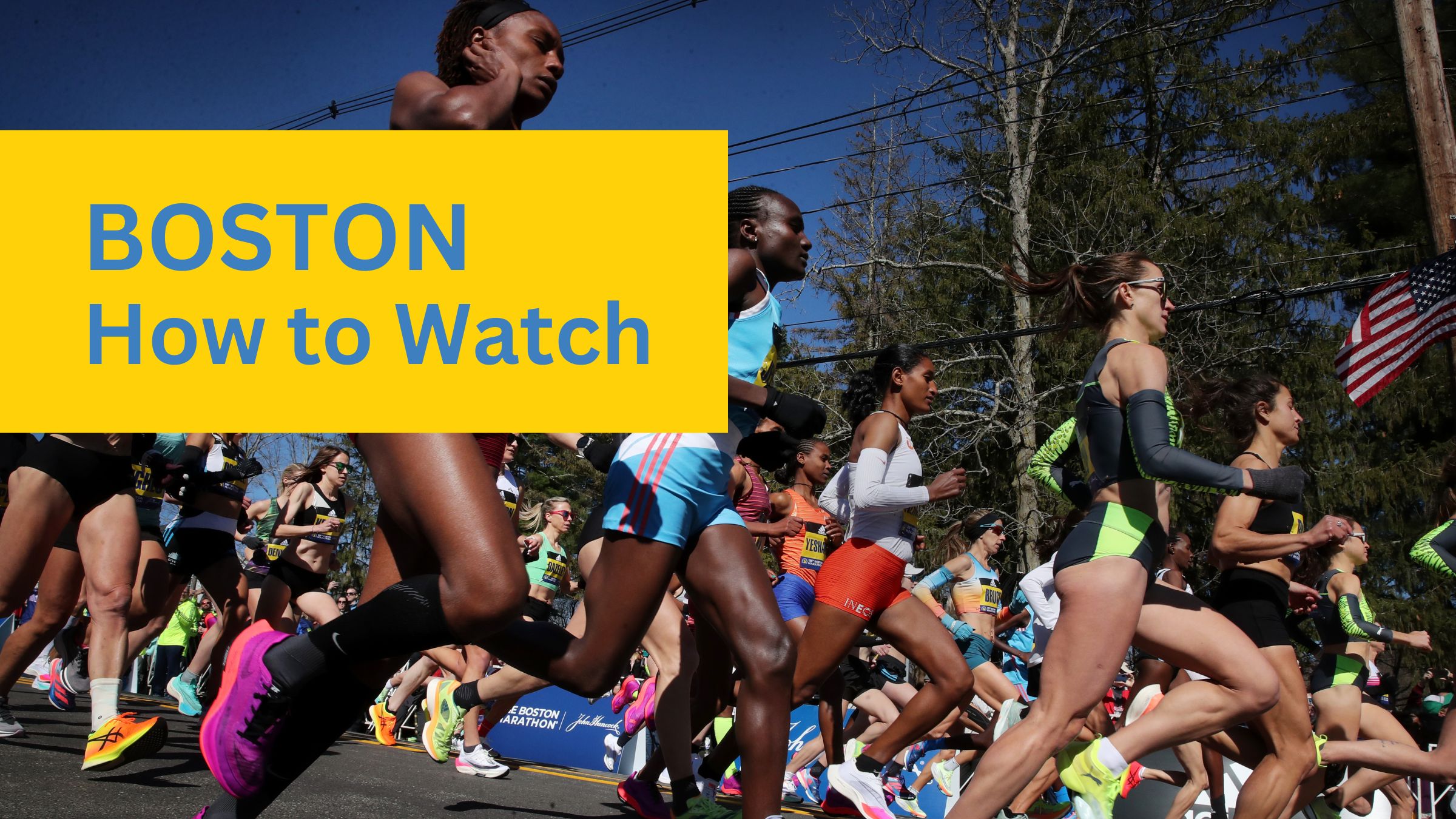 how to watch the boston marathon