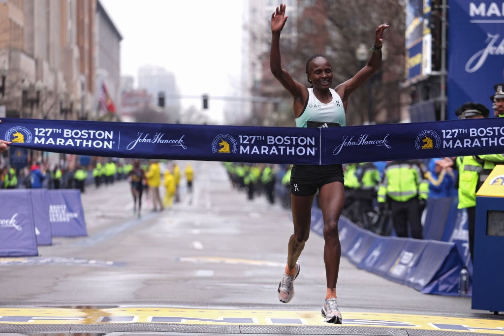Helen Obiri wins 2023 Boston Marathon