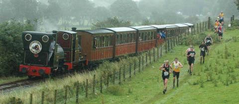 Wear trail running shoes and take it easy on the way out because the return trip is when the course gets rough.