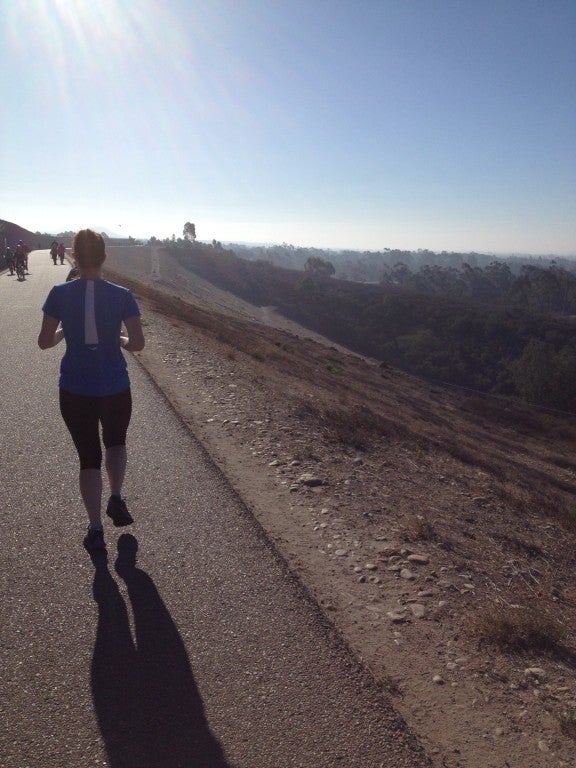 Better fueling made a big difference for managing editor Nicki Miller and her training partner Bridget on their runs. Photo: Nicki Miller