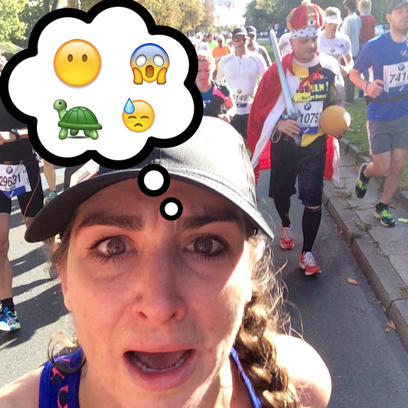 Running A Marathon—As Told With Emojis Women's Running Women's Running