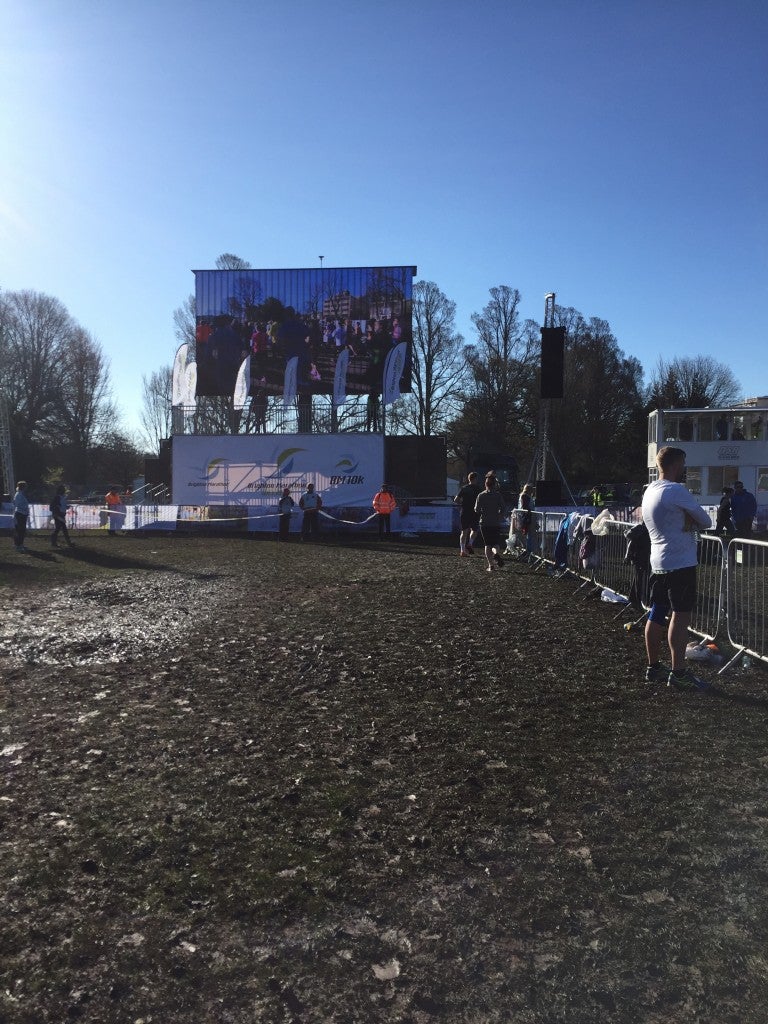 A very muddy and deserted start...oops.