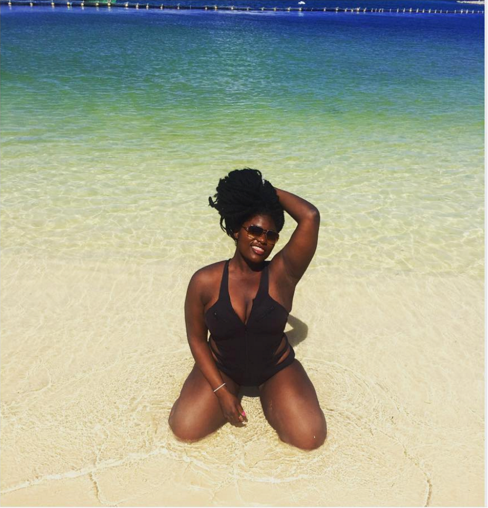 SOURCE: Instagram. Not a flaw in sight as Danielle soaks up the sun on vacation.