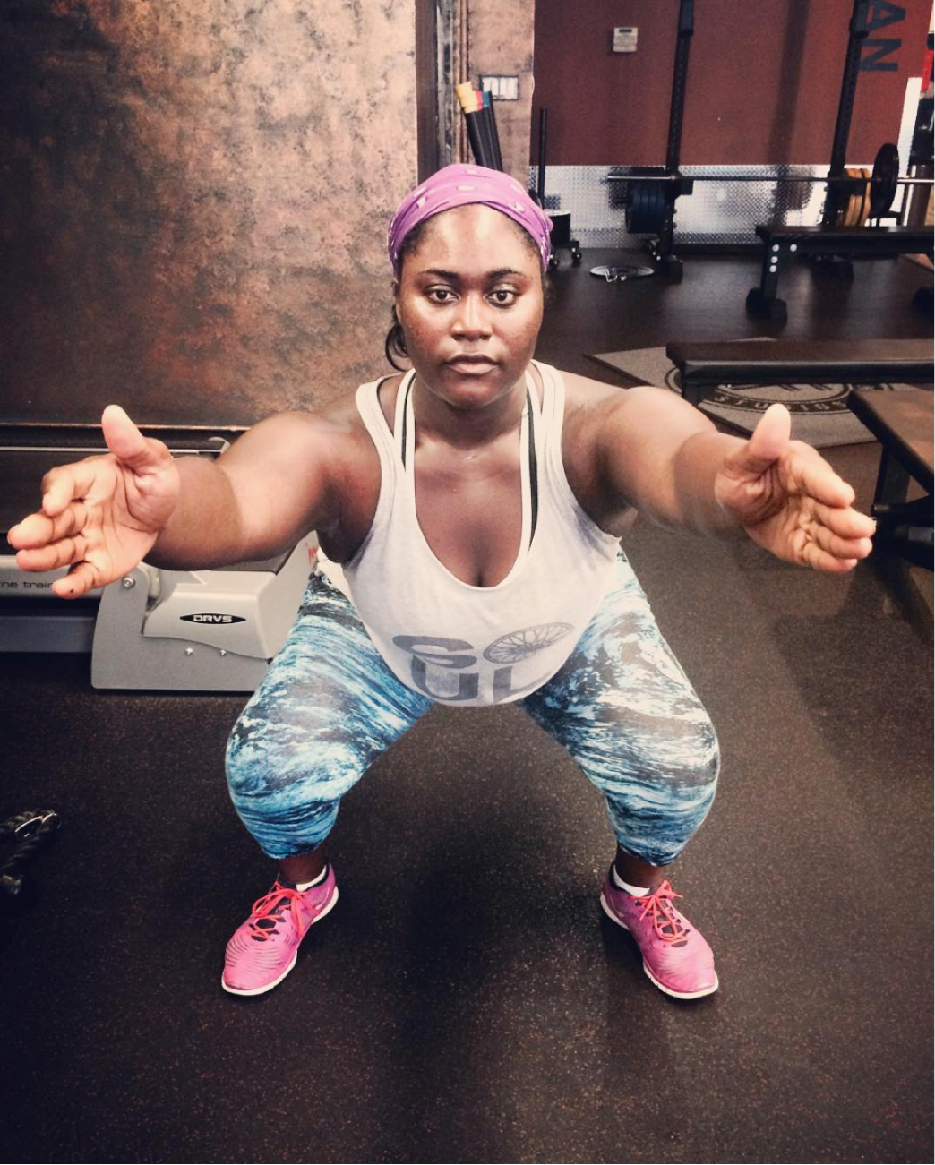 SOURCE: Instagram. Danielle showing her body love despite her challenging schedule.