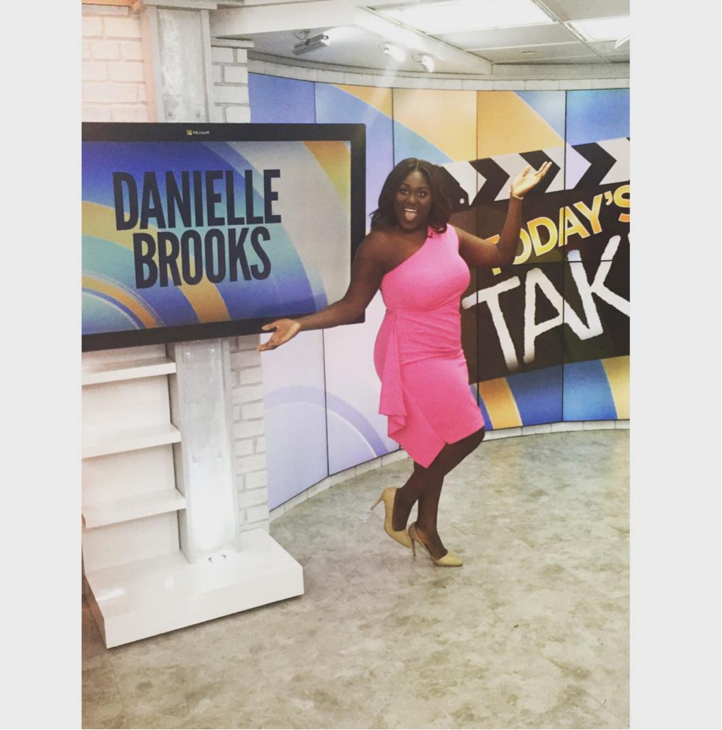 SOURCE: Instagram. No rest for the weary! Danielle up bright and early for her recent TODAY show appearance.