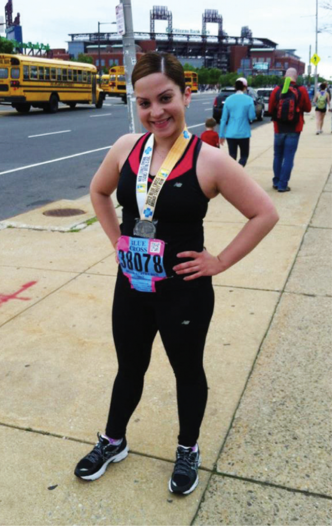 ELAINE’S FIRST RACE IN 2012, PHILADEPHIA’S BROAD STREET 10 MILER