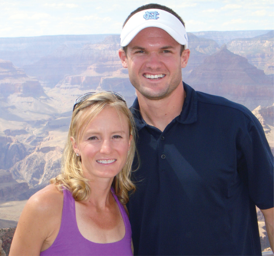 Shalane Flanagan and Steve Edwards visit the Grand Canyon