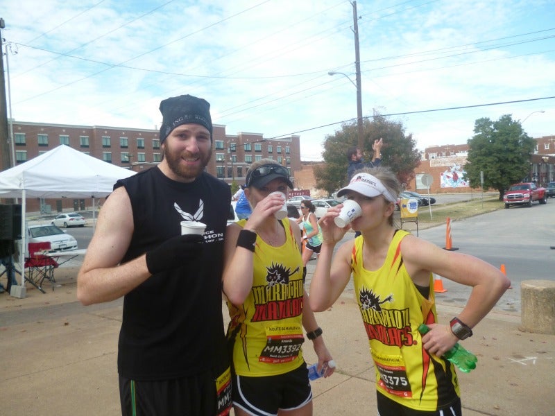 Danielle at the Route 66 Marathon