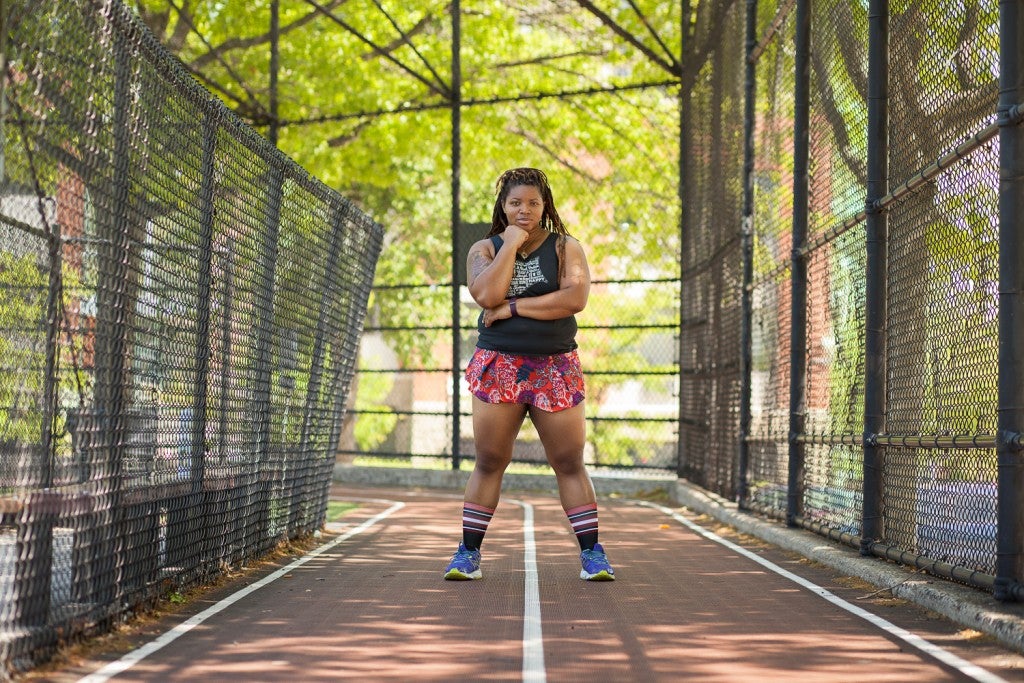 plus size women's running shorts