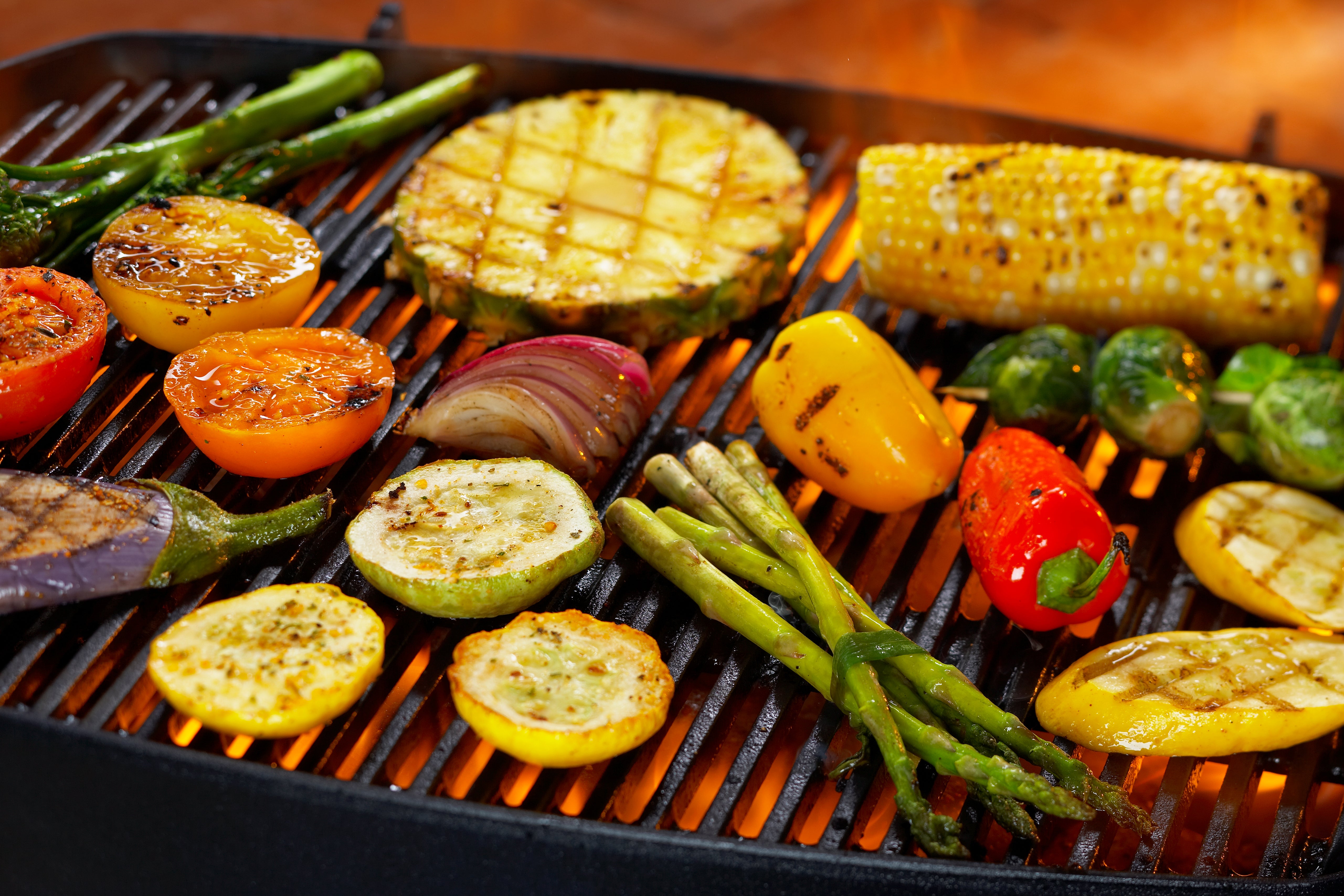 grilled summer vegetables